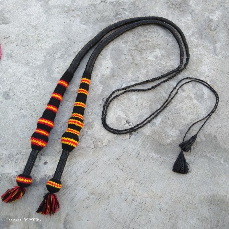 1 pcs cambuk pecut gambuh besar pecut bopo 3 meter jaranan kuda lumping