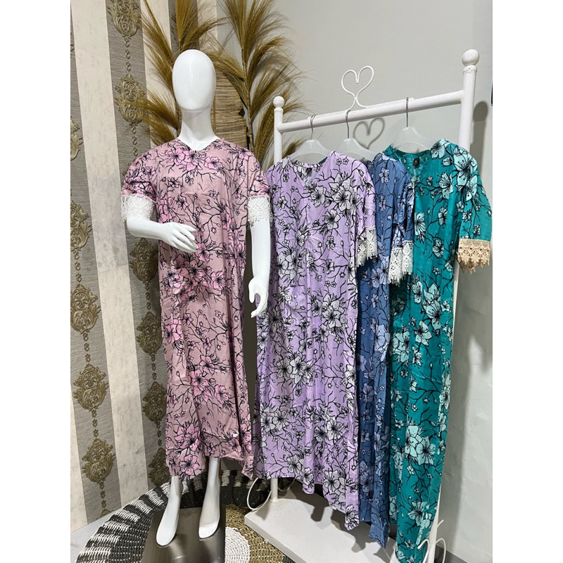 Daster Rayon Solo | Daster Renda | kain rayon solo | daster busui