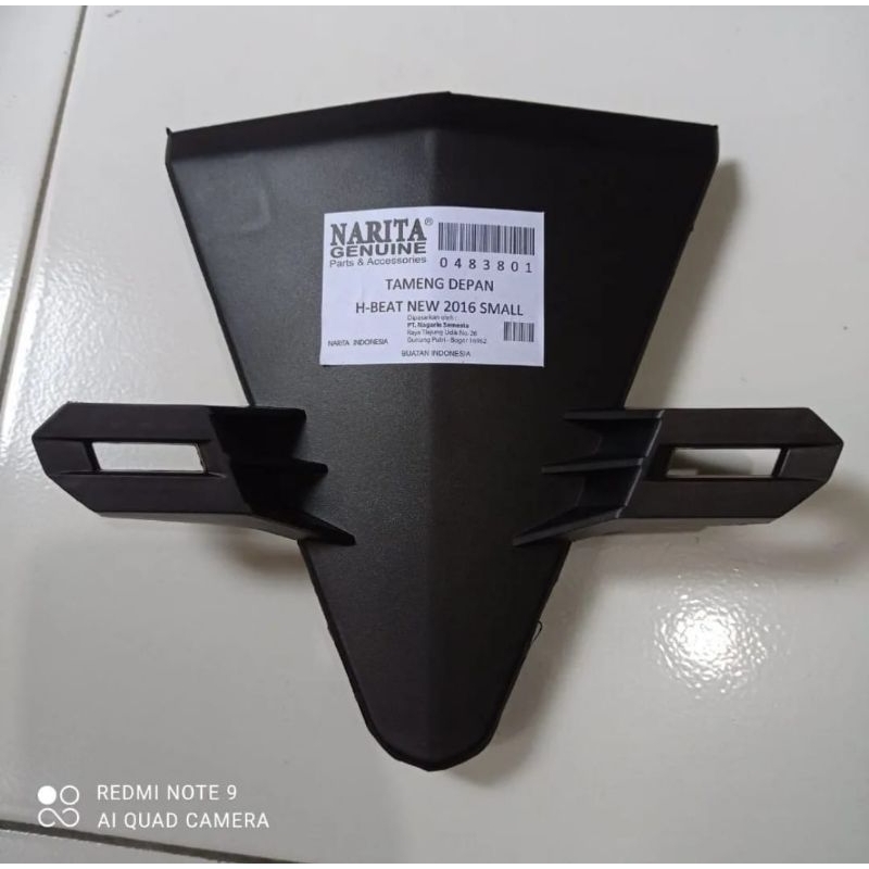 tameng dudukan plat nomor beat esp 2016 tameng depan kecil beat esp 2016 - 2019