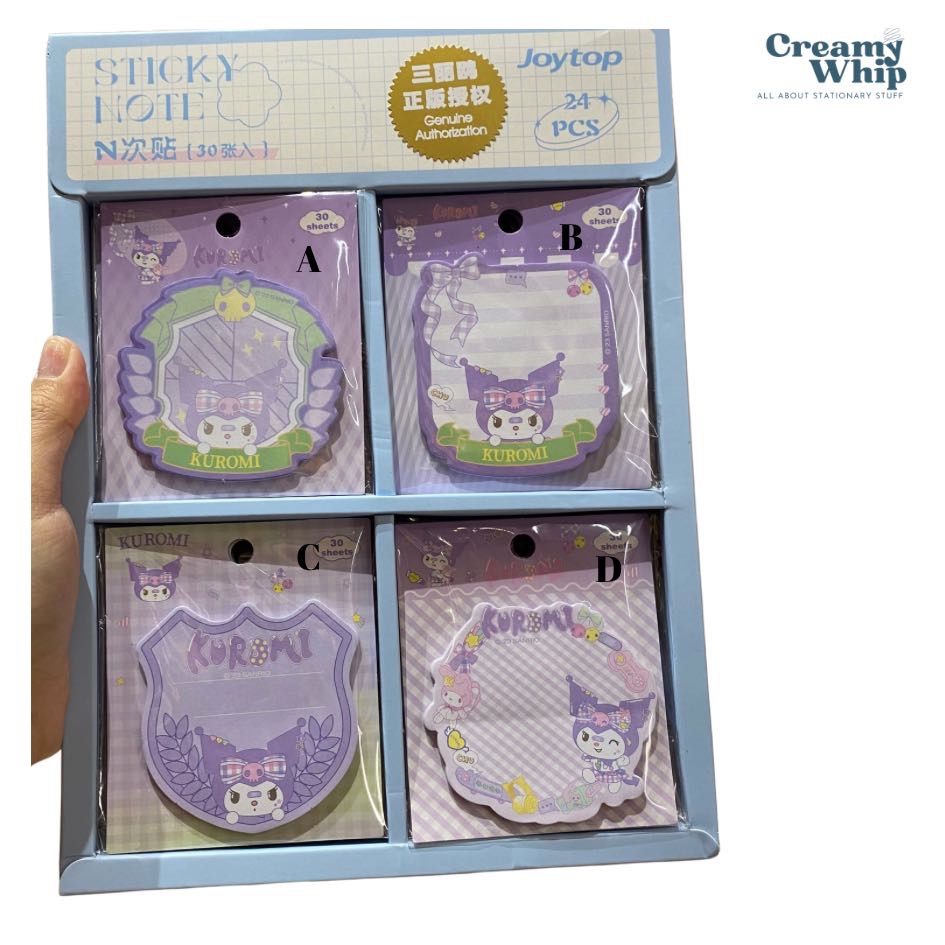 

Sticky notes kuromi ori license