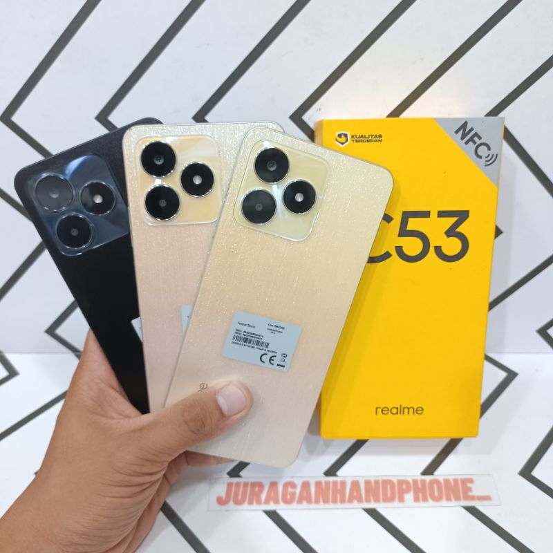 Realme C53 NFC Ram 8/256GB 6/128GB Hp Second Seken Bekas Bergaransi Fullset