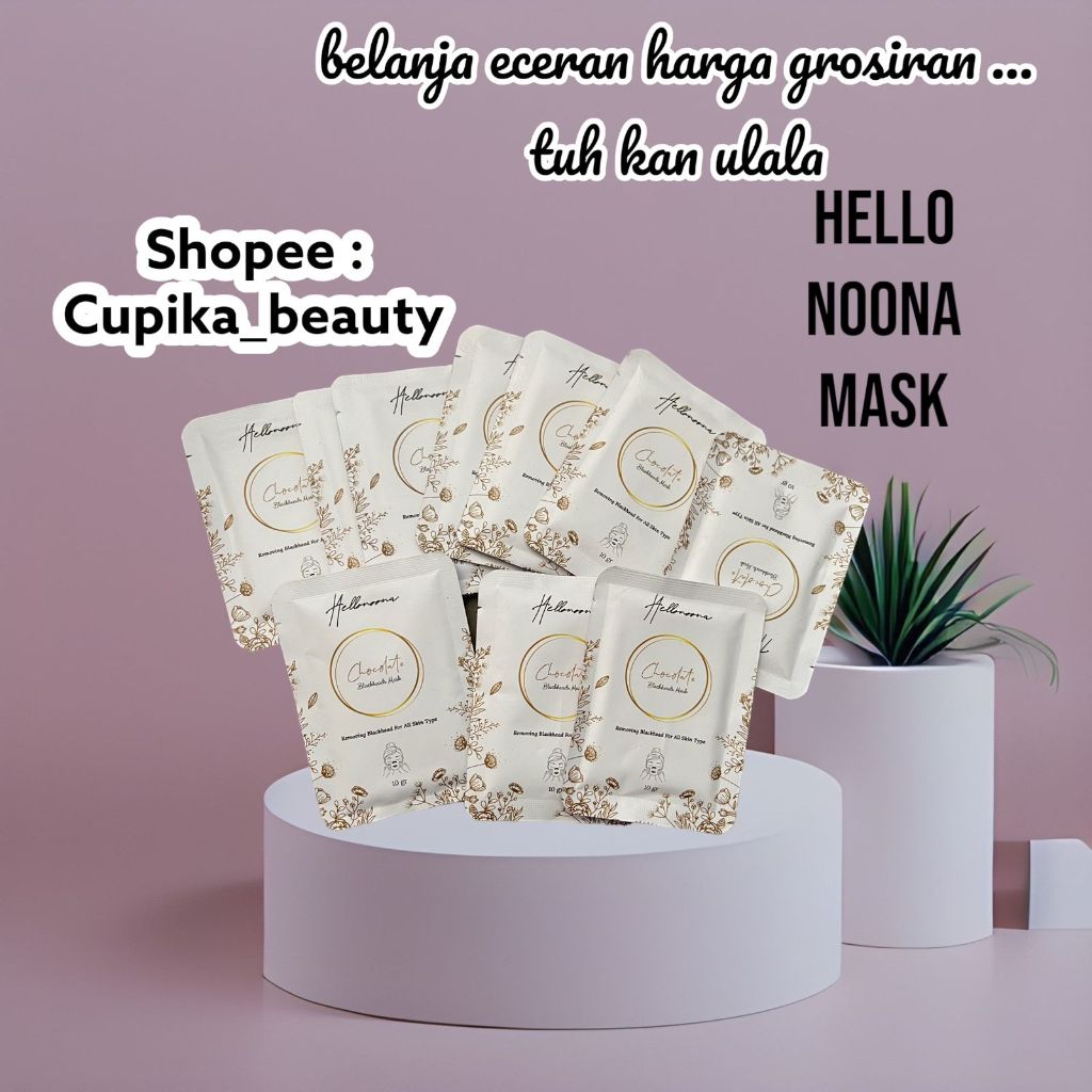 *o,xx* [[ HELLO NOONA MASK ]] Hellonoona Masker Komedo BPOM 10 gram Gelatin Hello Noona | YOURA OAT 
