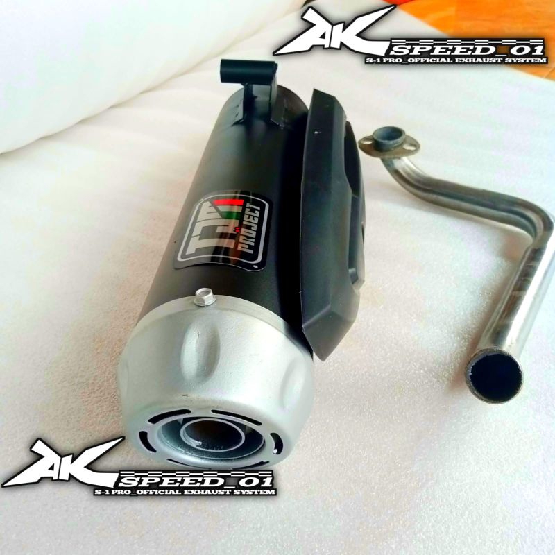 knalpot Tzm project standar racing  mio sporty/ mio semile/mio m3, vario 125/vario 150
