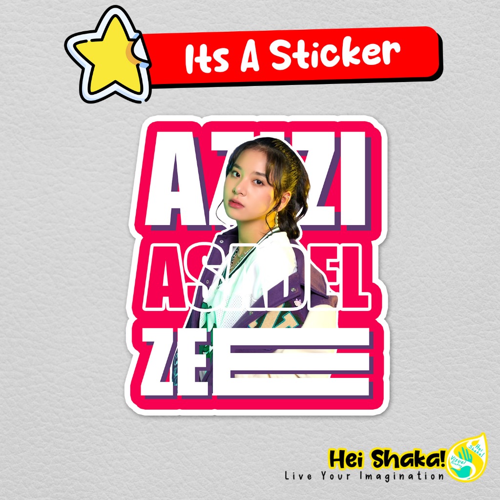 

Stiker Azizi Asadel Zee JKT48 Fly High Sticker Idol Grup Wota Musik Band Vinyl Anti Air