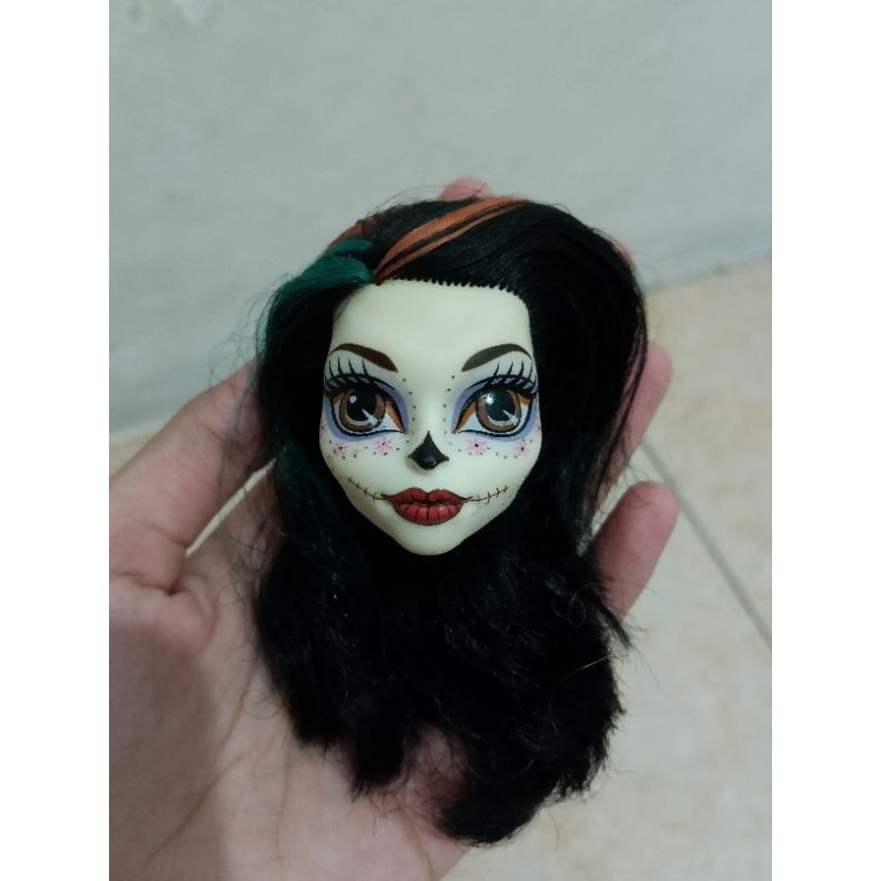 Kepala Monster High Skelita Rare