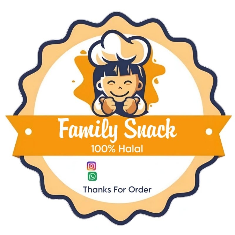 

STIKER PRODUK SNACK BOX / MAKANAN / HALAL (MINIMAL ORDER 100 BUAH)