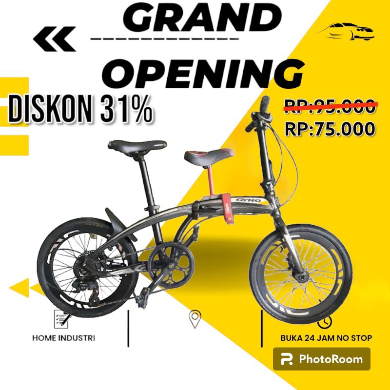 termurah boncengan sepeda lipat depan terbaik