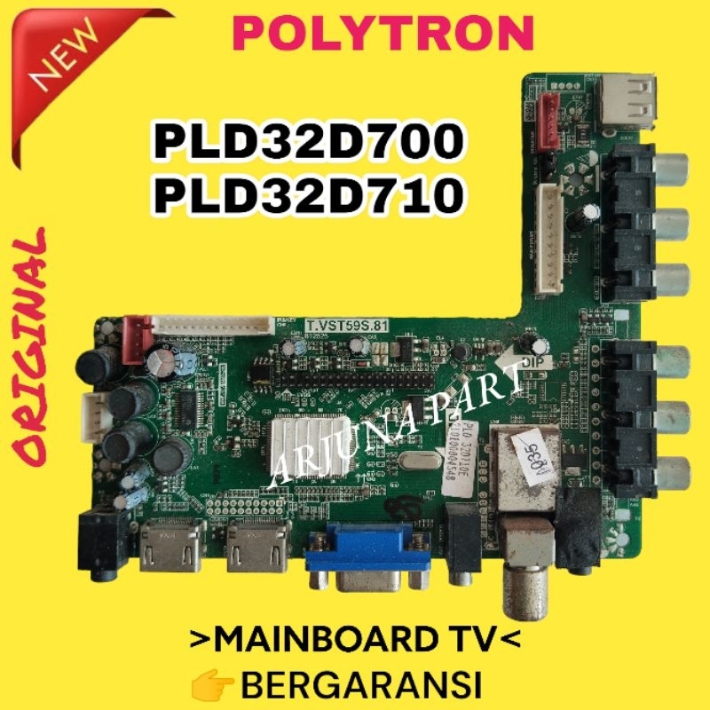 MB TV POLYTRON PLD32D700 / MAINBOARD TV POLYTRON PLD32D710 / MESIN TV POLYTRON PLD32D710 / MODUL TV 