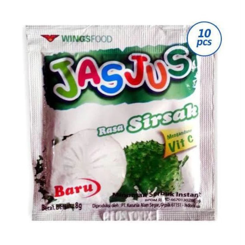

JasJus Sirsak Renceng 10 x 8 Gram