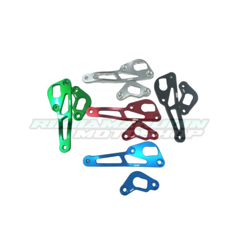 dudukan knalpot super cobra ninja r & ninja ss NGRT / bracket knalpot super cobra ninja r & ss NGRT 