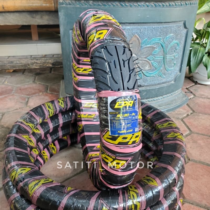Ban Tubles Motor Matic Beat Spacy Vario Mio Ukuran Belakang 90/90 Ring 14 Merk EPR