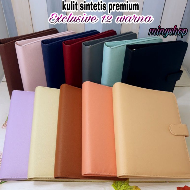 

2.2 HARGA GROSIR Binder Polos Exclusive A5 20 Ring Ada 12 Warna Pilihan Agenda Kuliah Kulit