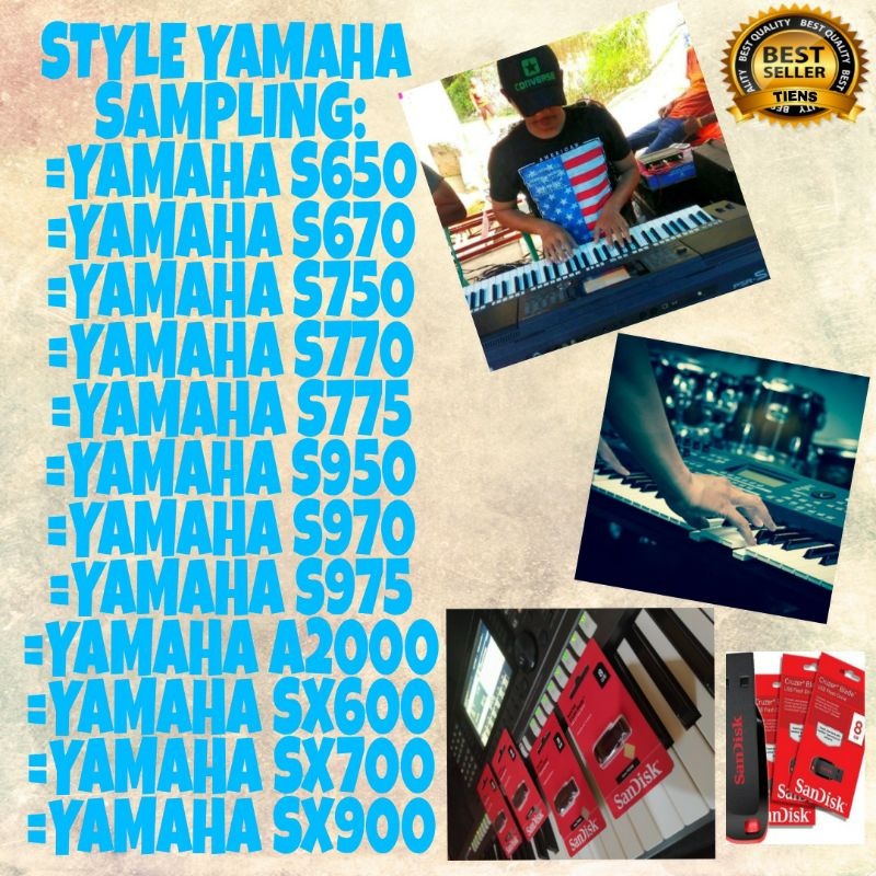 Style&Midi keyboard sampling S670/S750/S770/S775/S950/S970/S975/SX600/SX700/SX900