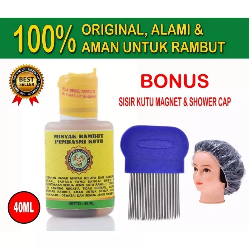Paket Pembasmi Kutu Rambut Cap Tiga Jempol Obat Kutu Rambut Paling Ampuh