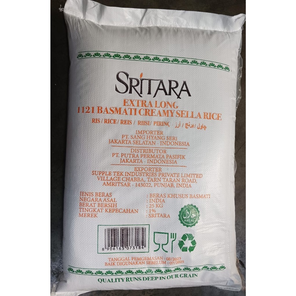 

Beras Basmati SRITARA ripack 2kg