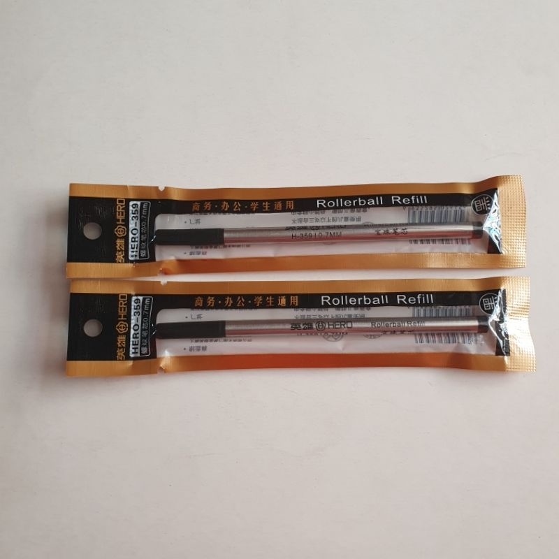 

2 pcs Refill pen roller ball hero