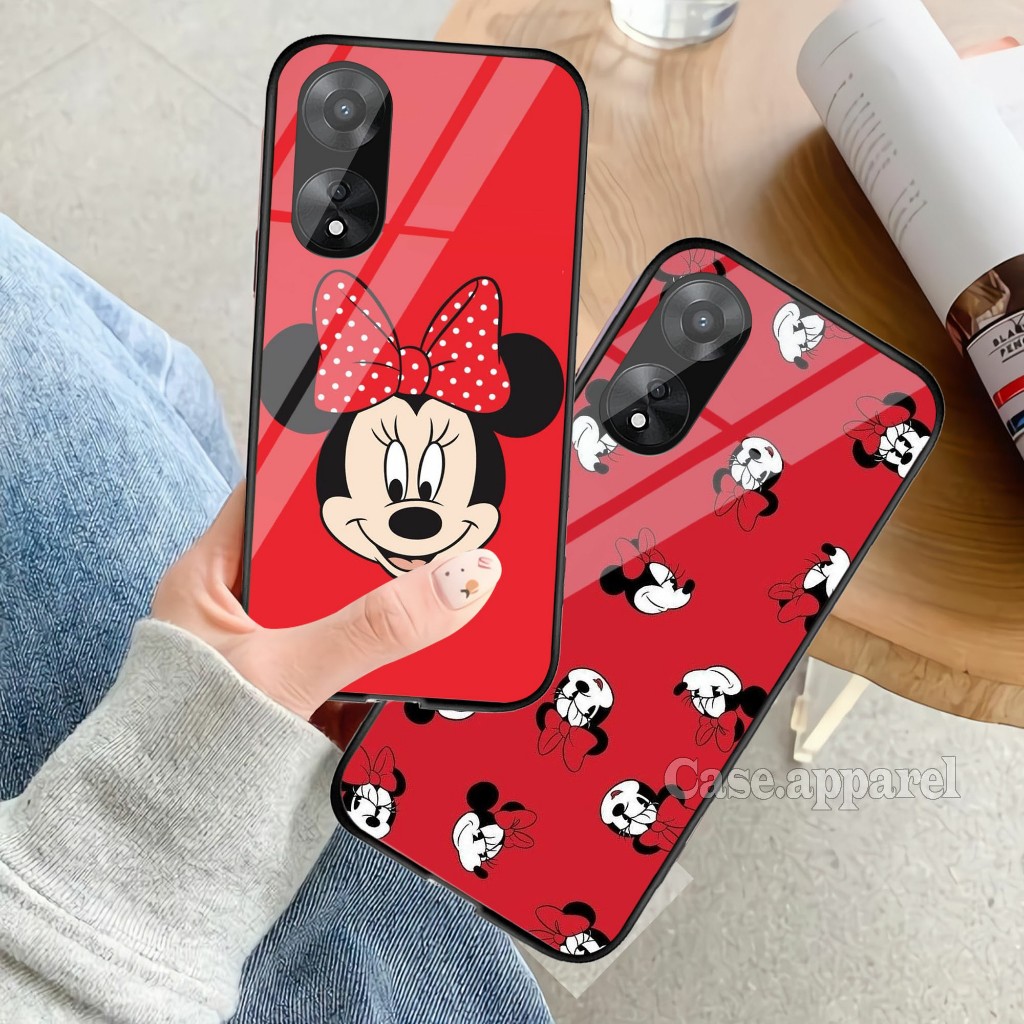 Case Kaca Oppo A58 A78  - Casing Hp Oppo A58 A78 - Softcase Kaca Glossy Oppo A58 A78 - Case Keren Op