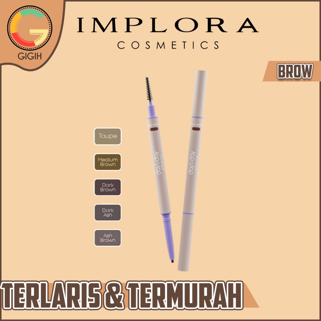 IMPLORA DAY TO DAY SERIES BROW POP ( TAUPE / ASH BROWN / MEDIUM BROWN / DARK BROWN / DARK ASH )