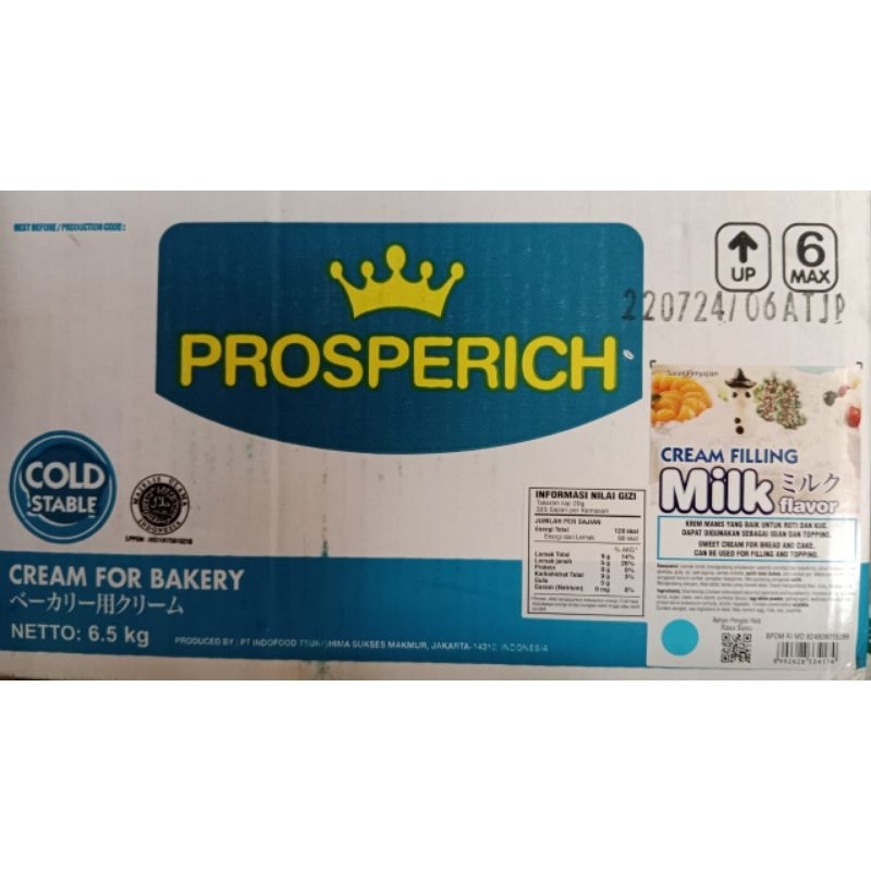 

Butter Cream Milk 250gr