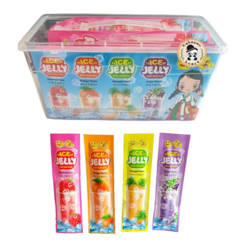 

QEQE ICE JELLY ANEKA RASA BUAH KOTAK ISI 30