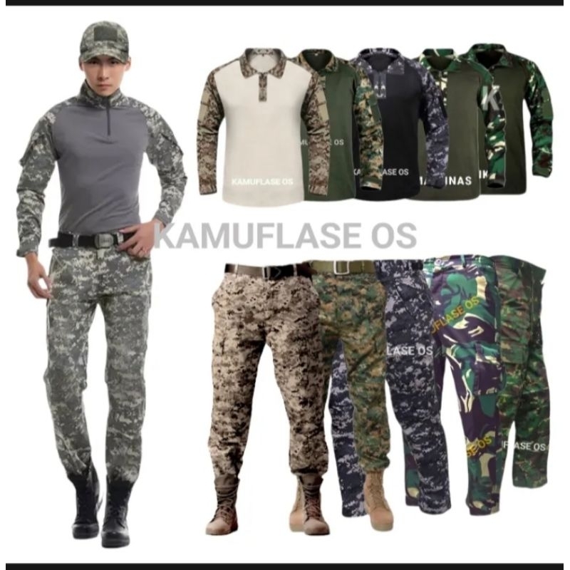 setelan tactical  setelan loreng tactical setelan BDU tactical