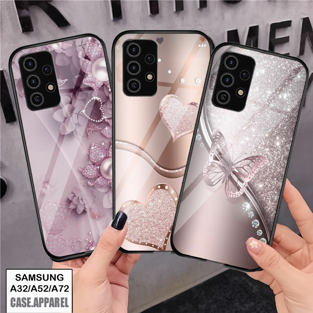 Case Samsung A32 A52 A72 - Softcase kaca Samsung A32 A52 A72 - Kesing terbaru Samsung A32 A52 A72 (G