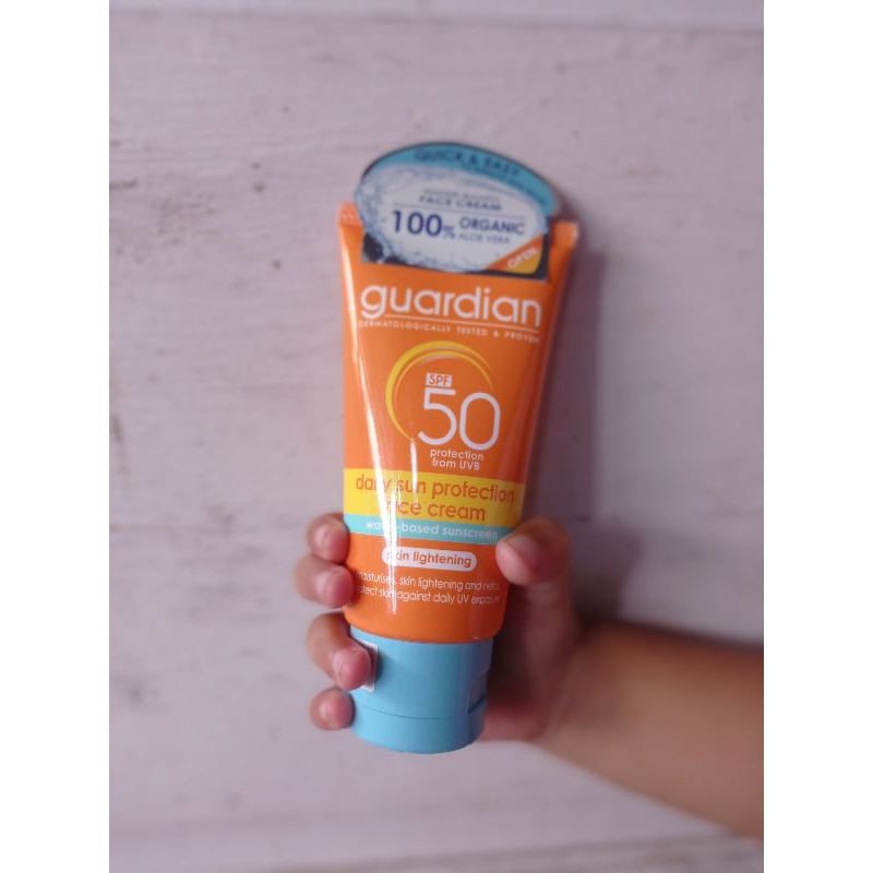 Guardian sunscreen face cream preloved