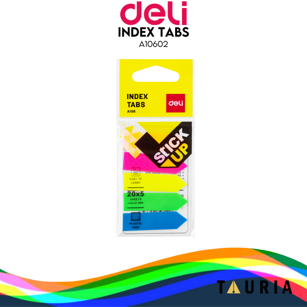 

Deli Index Tab Pembatas Buku A10602