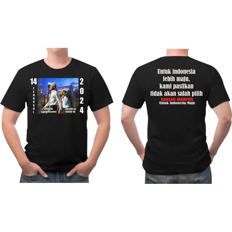 Kaos ganjar pranowo presiden 2024