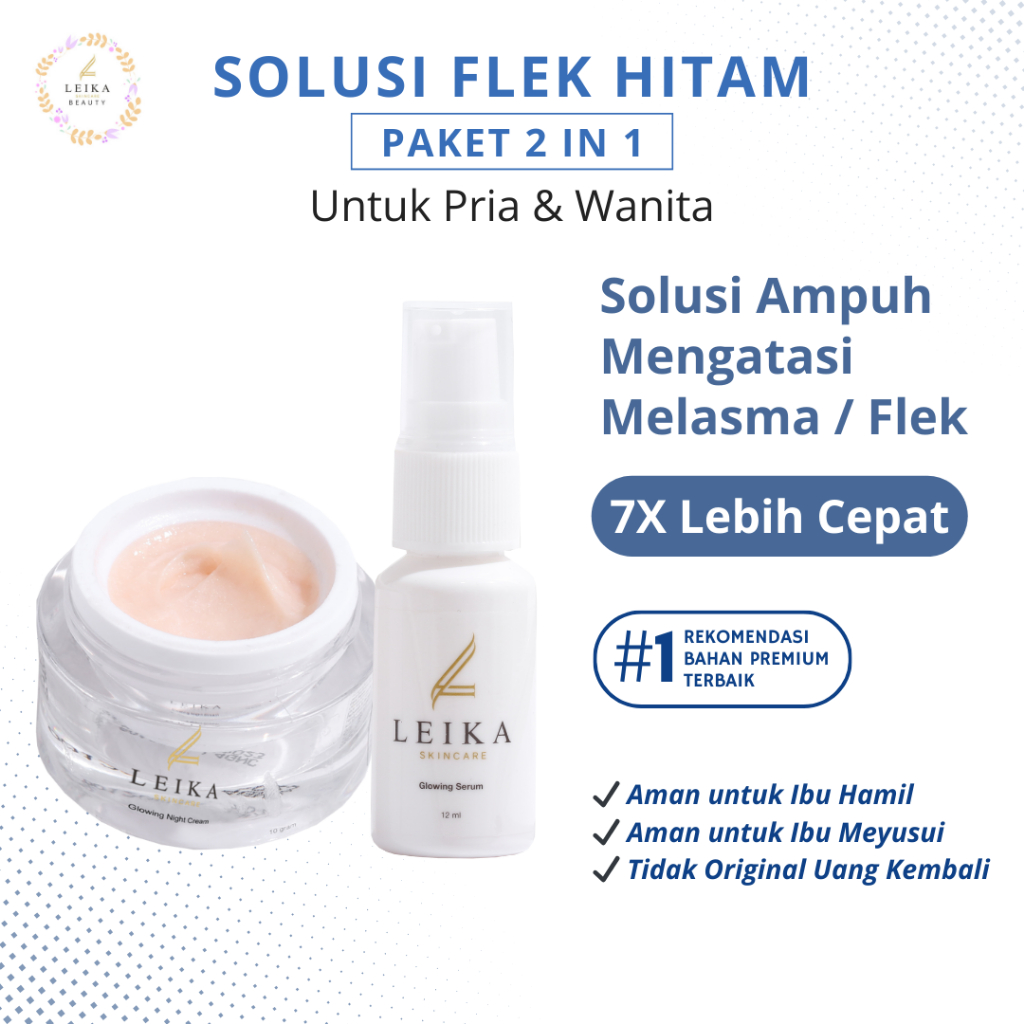 Paket 2in 1 Menghilangkan Flek Hitam Ampuh Membandel Paket Flek Hitam BPOM Ampuh Skincare Flek Hitam