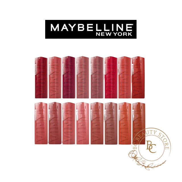 PROMO Maybelline Superstay Vinyl Ink Shiny Lipcream Make Up 4.2 ml - Ombre Gloss Lipstick Lipstik Ta