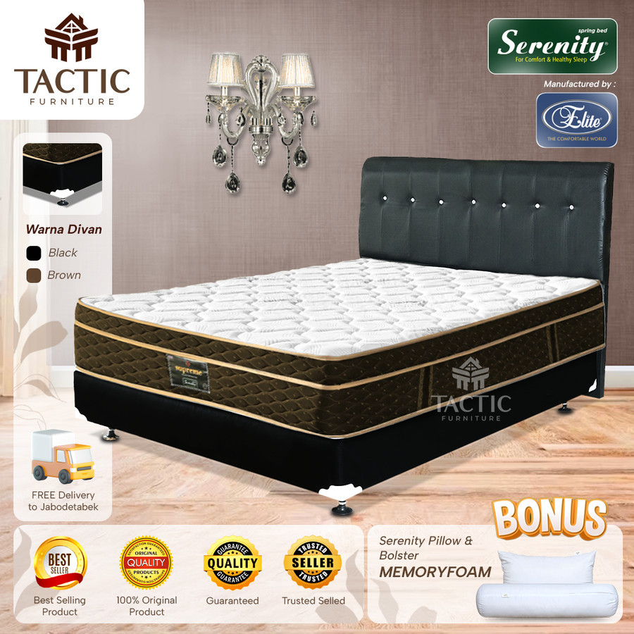 PROMO! SPRINGBED ELITE SERENITY SUPREME NEW ( FULL SET )