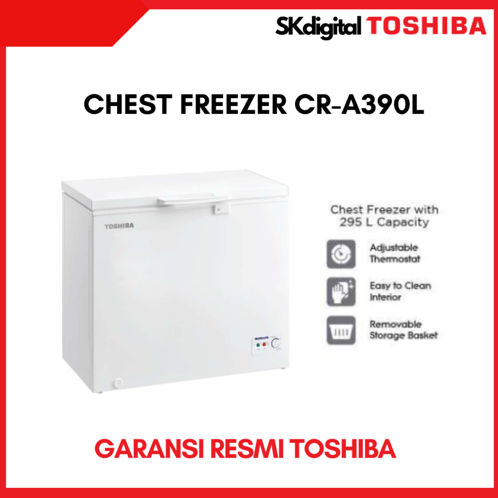 TOSHIBA Chest Freezer CR-A390I (295 L)