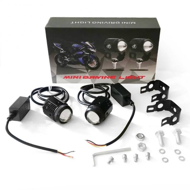 LAMPU TEMBAK SOROT GUN D2 MINI DRIVING LIGHT 2 WARNA LASER