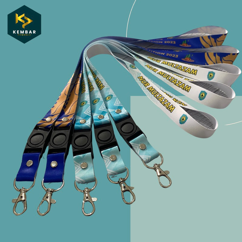 

CETAK LANYARD COSTUM 1 SISI FREE DESAIN SAMPAI ACC