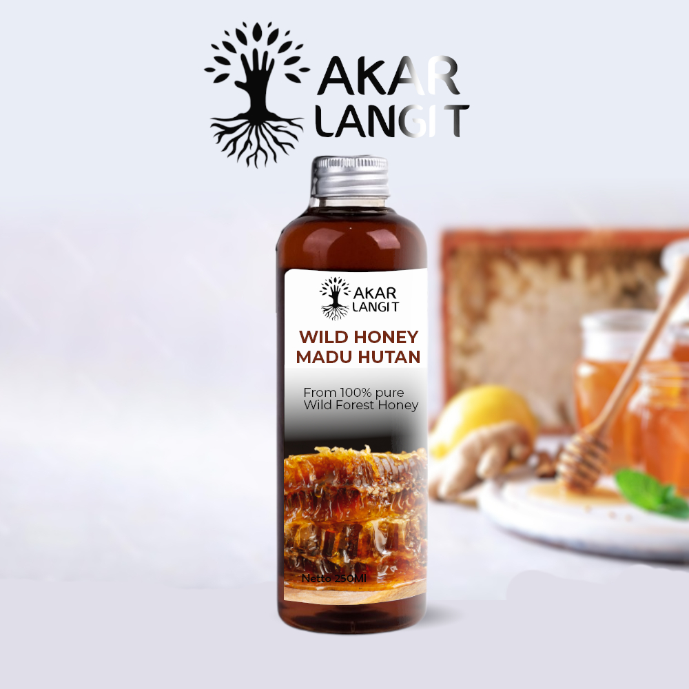 

Madu Hutan 250ML (335G) Akarlangit Asli Original Alami Tanpa Campuran Apapun | Madu Hutan Gholiban Kalimantan