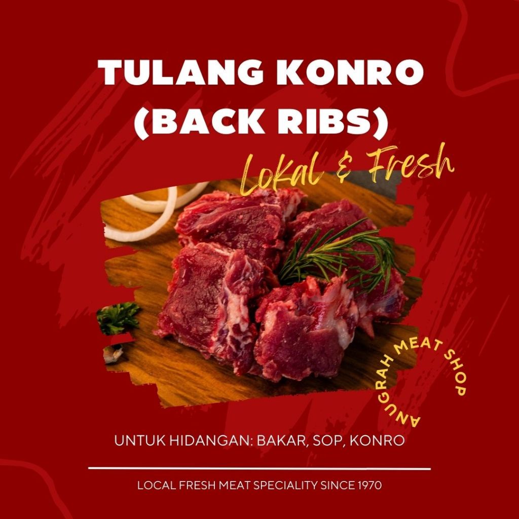 

Tulang Konro Daging Sapi Lokal Segar - Anugrah Meat Shop