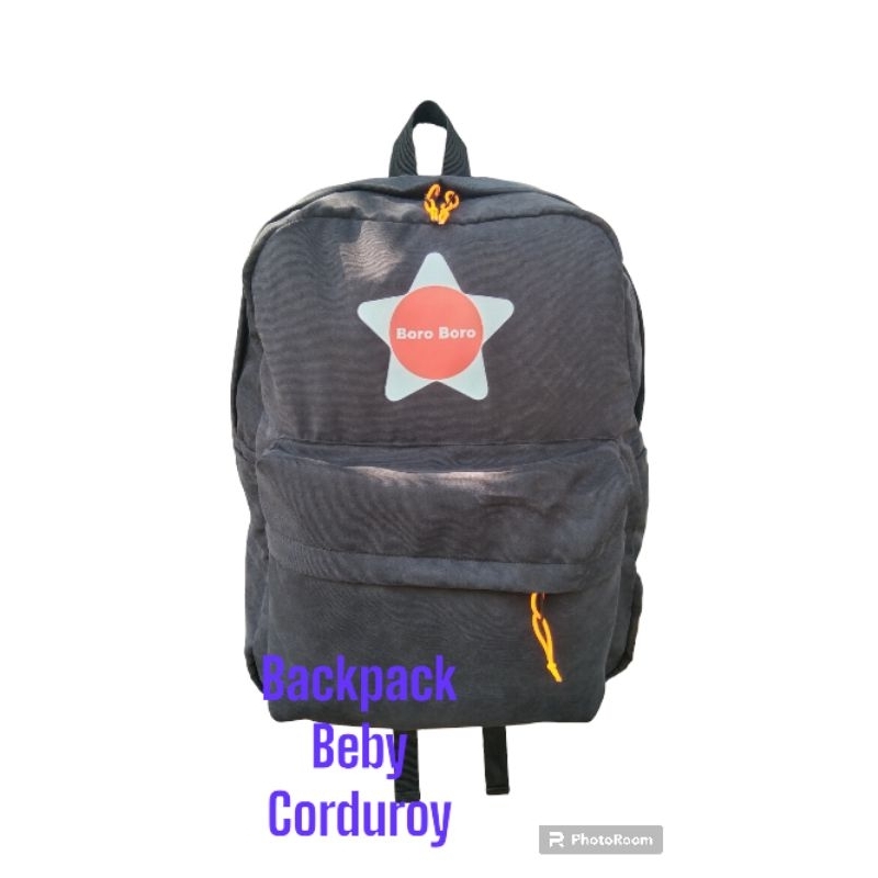 backpack star. Beby Corduroy