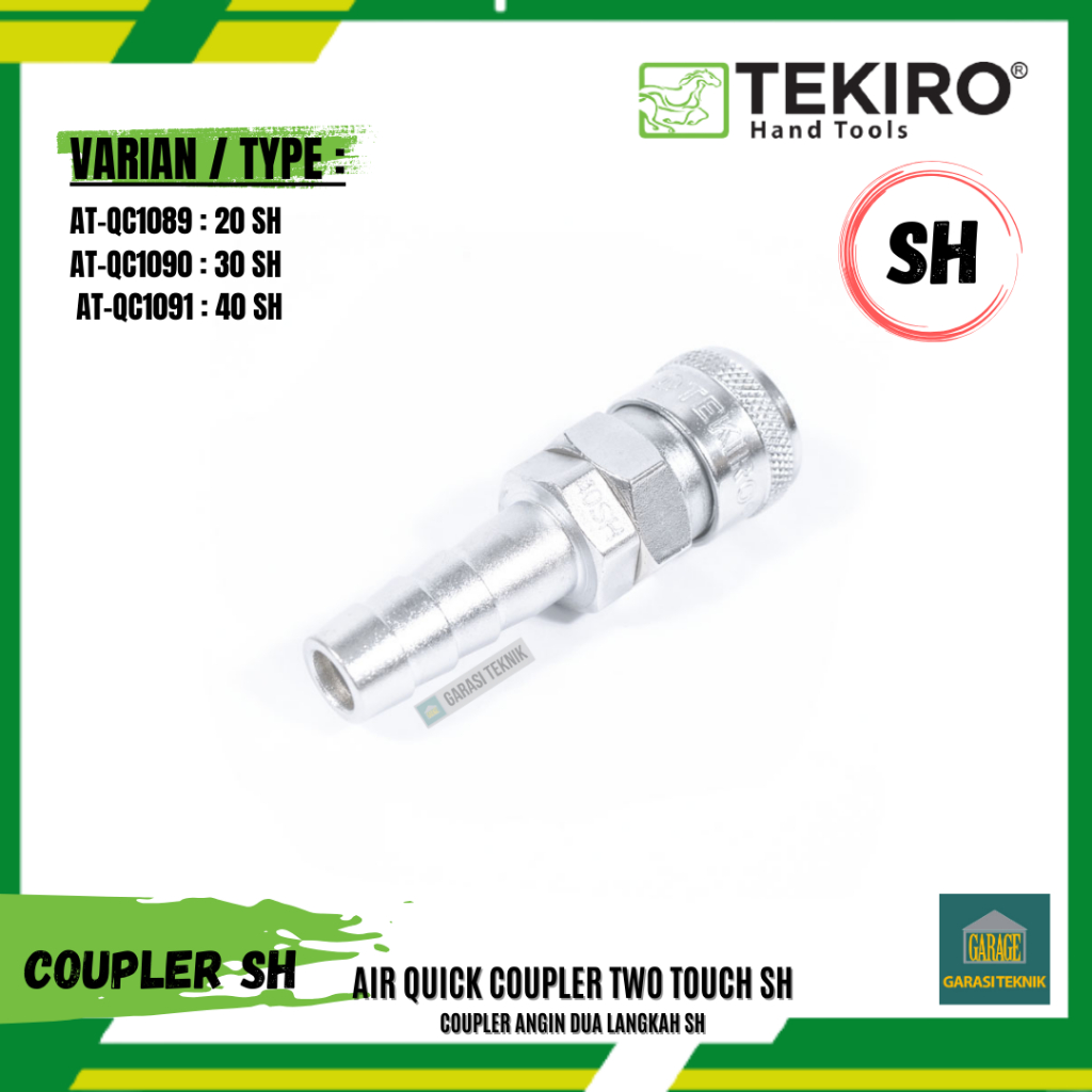 TEKIRO QUICK COUPLER ONE TOUCH 20 SH