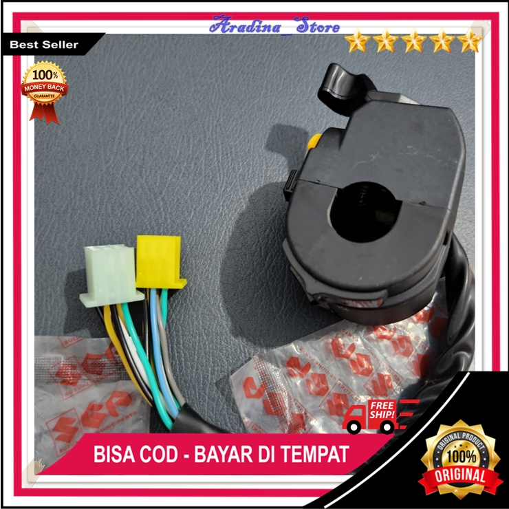 SGP Saklar Satria FU 150 2 Buah ORI Tombol Switch Kanan Kiri Suzuki Original High Quality Murah