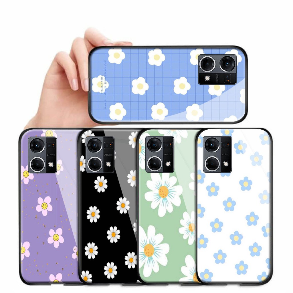 Case Kaca Reno 7Z 5G - Kesing Hp  Reno 7Z 5G  - Case Kaca Kilau Reno 7Z 5G  - Case VIVO Y36 (GC108)
