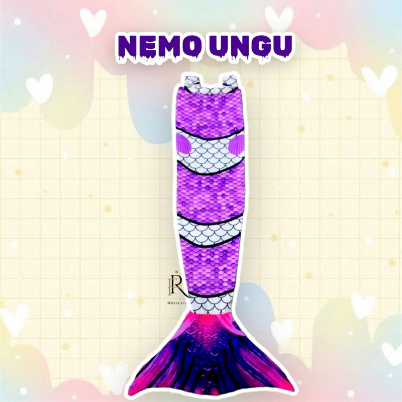 Kostum Renang Anak Mermaid Nemo Baju Renang Anak Perempuan