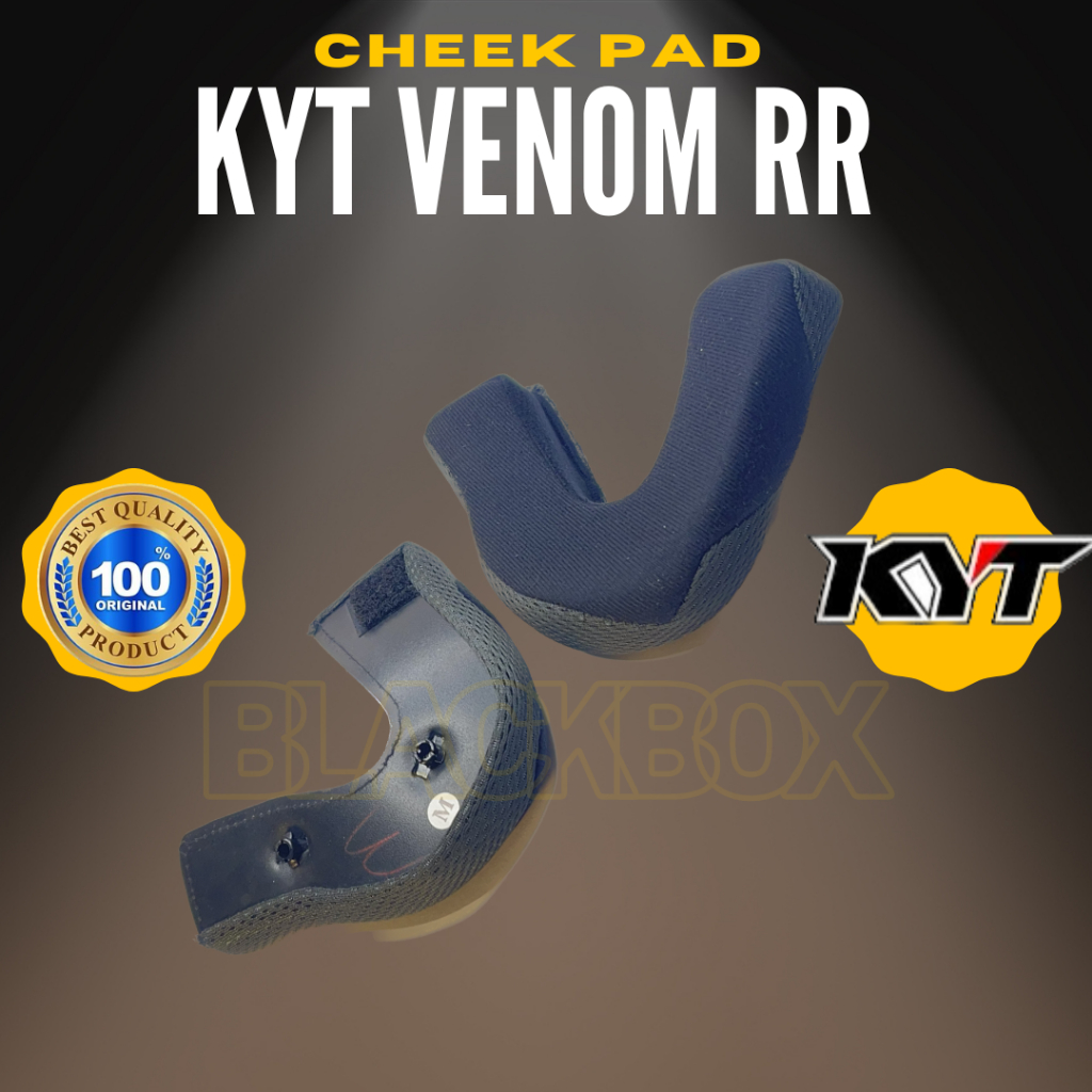 KYT Venom RR Cheekpad / cheek pad / busa helm / busa pipi / kyt Venom RF