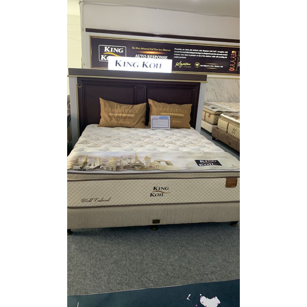 Kasur Springbed King koil World Endorsed - Matras Spring Bed Set Bigi Factory Outlet