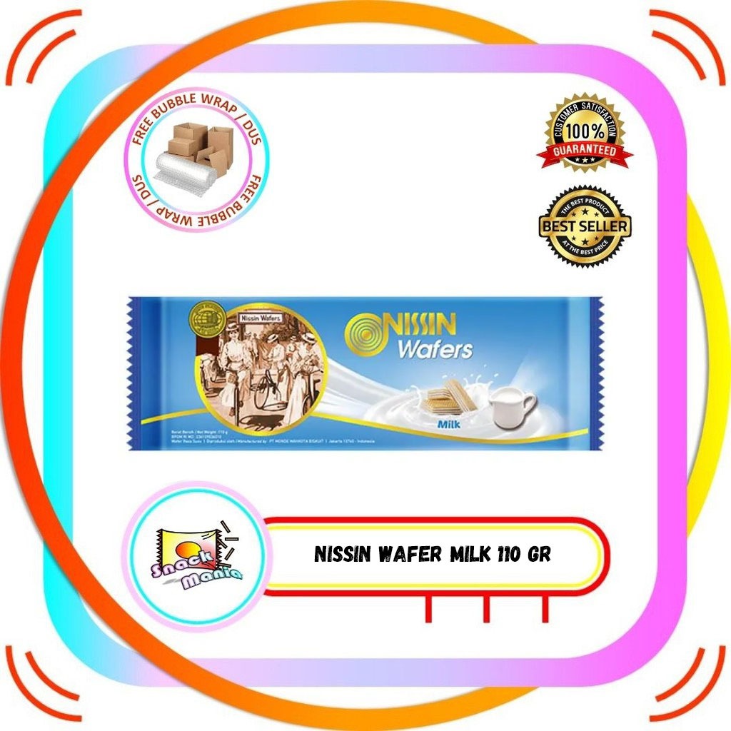 

Nissin Wafer Milk 132 gr Biskuit Wafer Susu