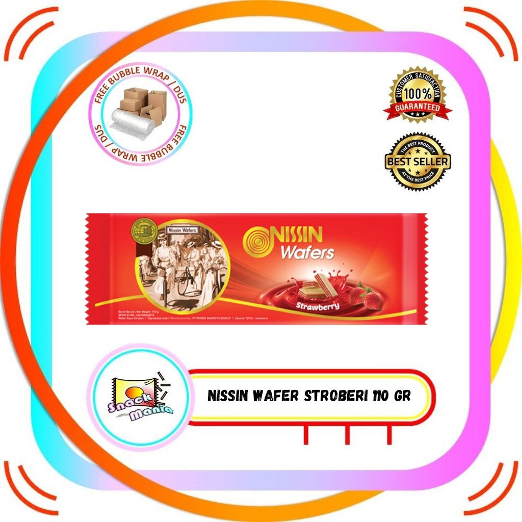 

Nissin Wafer Strawberry 132 gr Stroberi