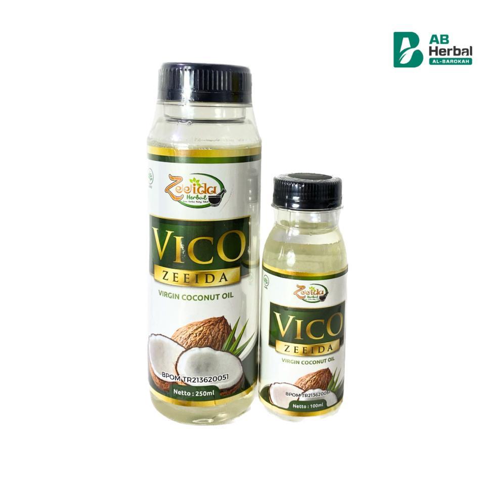 

VICO VCO OIL KAPSUL MINYAK KELAPA MURNI VIRGIN COCONUT OIL zeeida 250ml/100ml/60ml