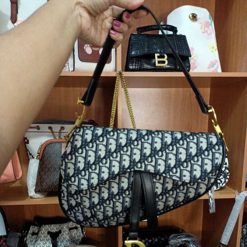 TAS IMPORT SADDLE DIOR KANVAS