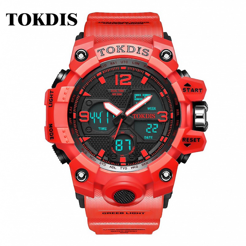 JAM TANGAN PRIA TOKDIS T2504 DOUBLE TIME DAN WATER RESISTANT