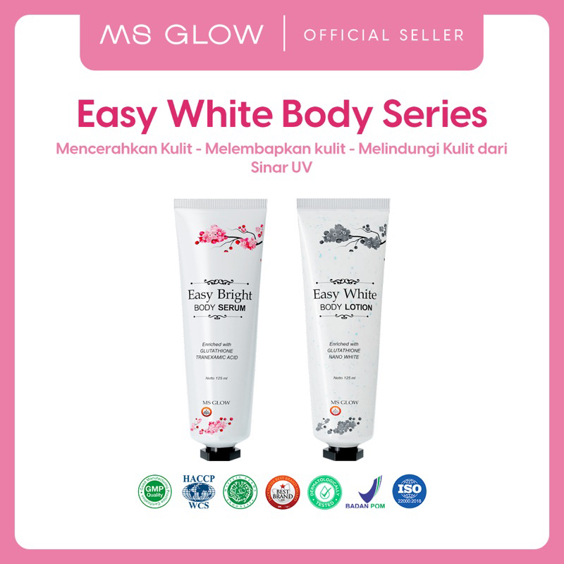 MS GLOW PAKET BODY MS GLOW ORIGINAL HAND BODY LOTION INSTAN WHITENING
